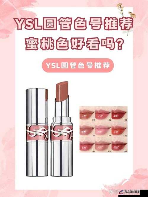 YSL 蜜桃色 6696：展现迷人魅力的时尚美妆之选