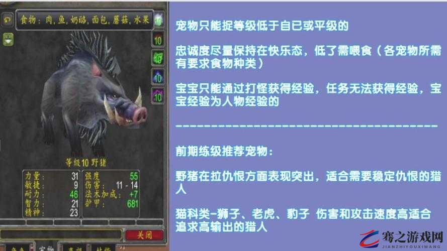 魔兽世界怀旧服深度解析，猎人多少级解锁假死技能及其独特应用