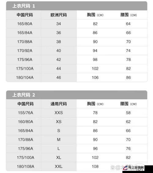 国产尺码与欧洲尺码表 2024 详细解读及对比分析