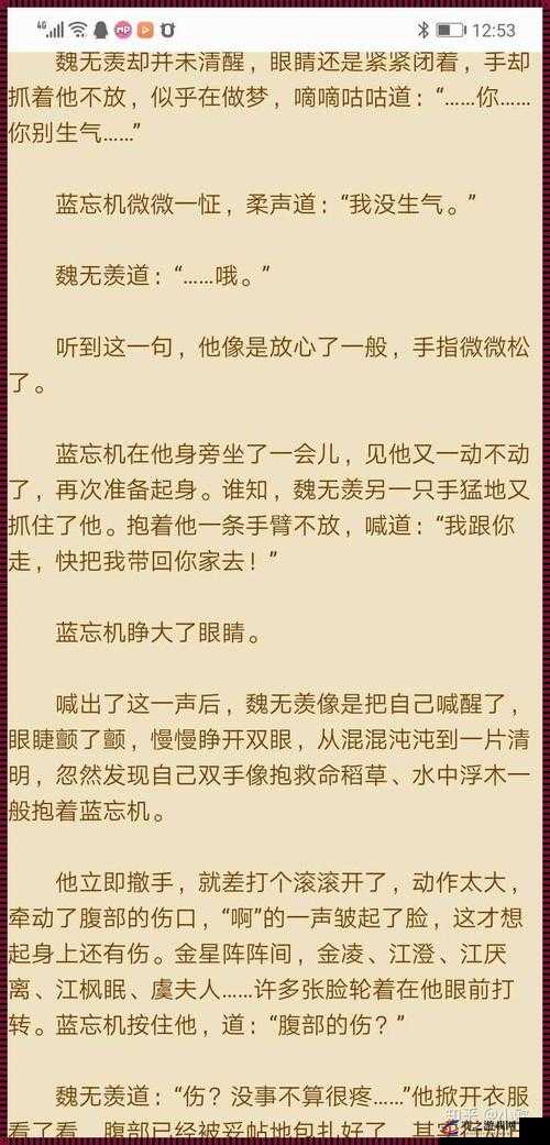 魏无羡哭着喊着让蓝湛退出去：陈情令中的虐心一幕